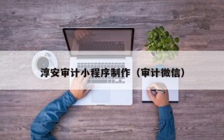 中卫淳安审计小程序制作（审计微信）